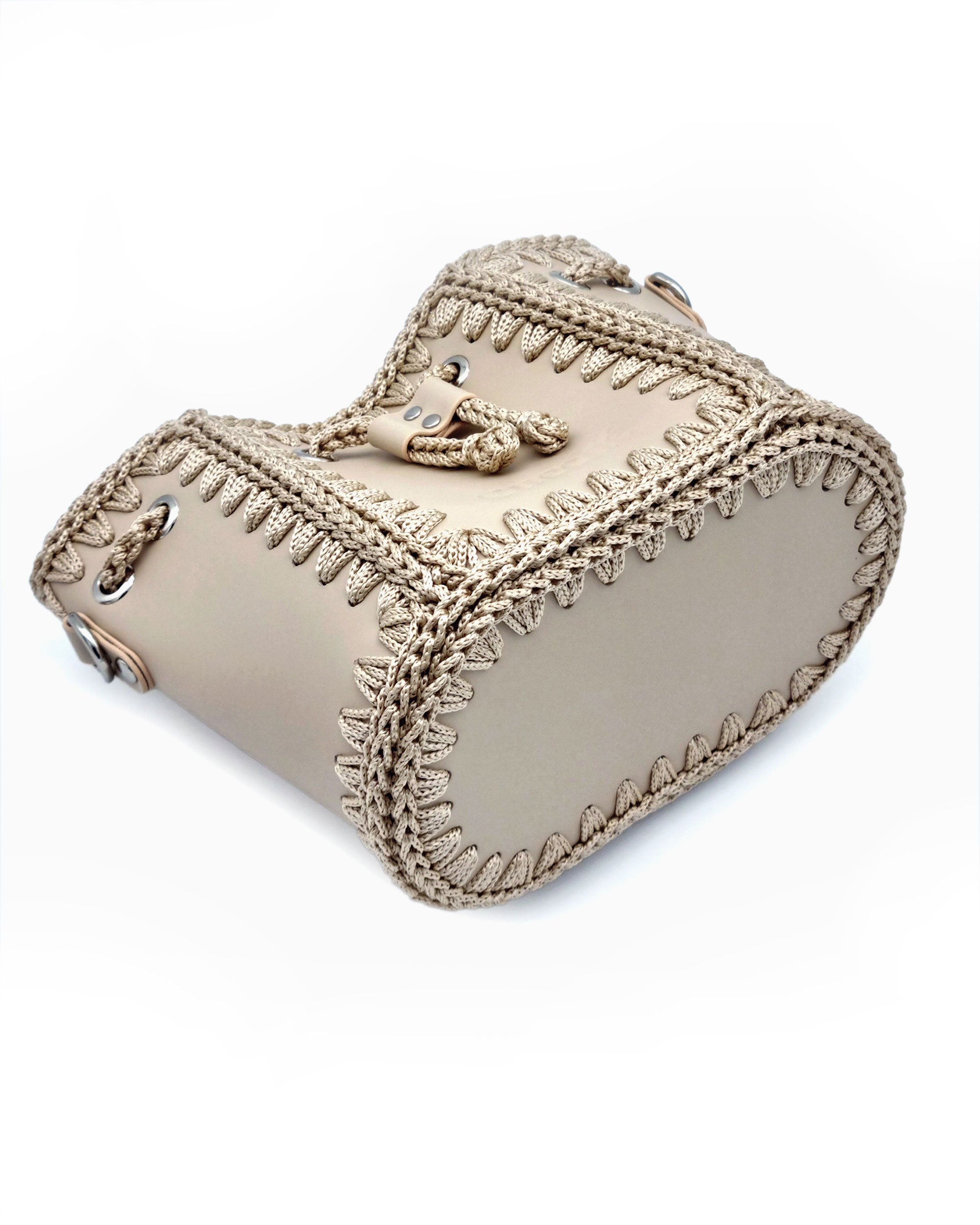 Bolso Bombonera Olga S Beige