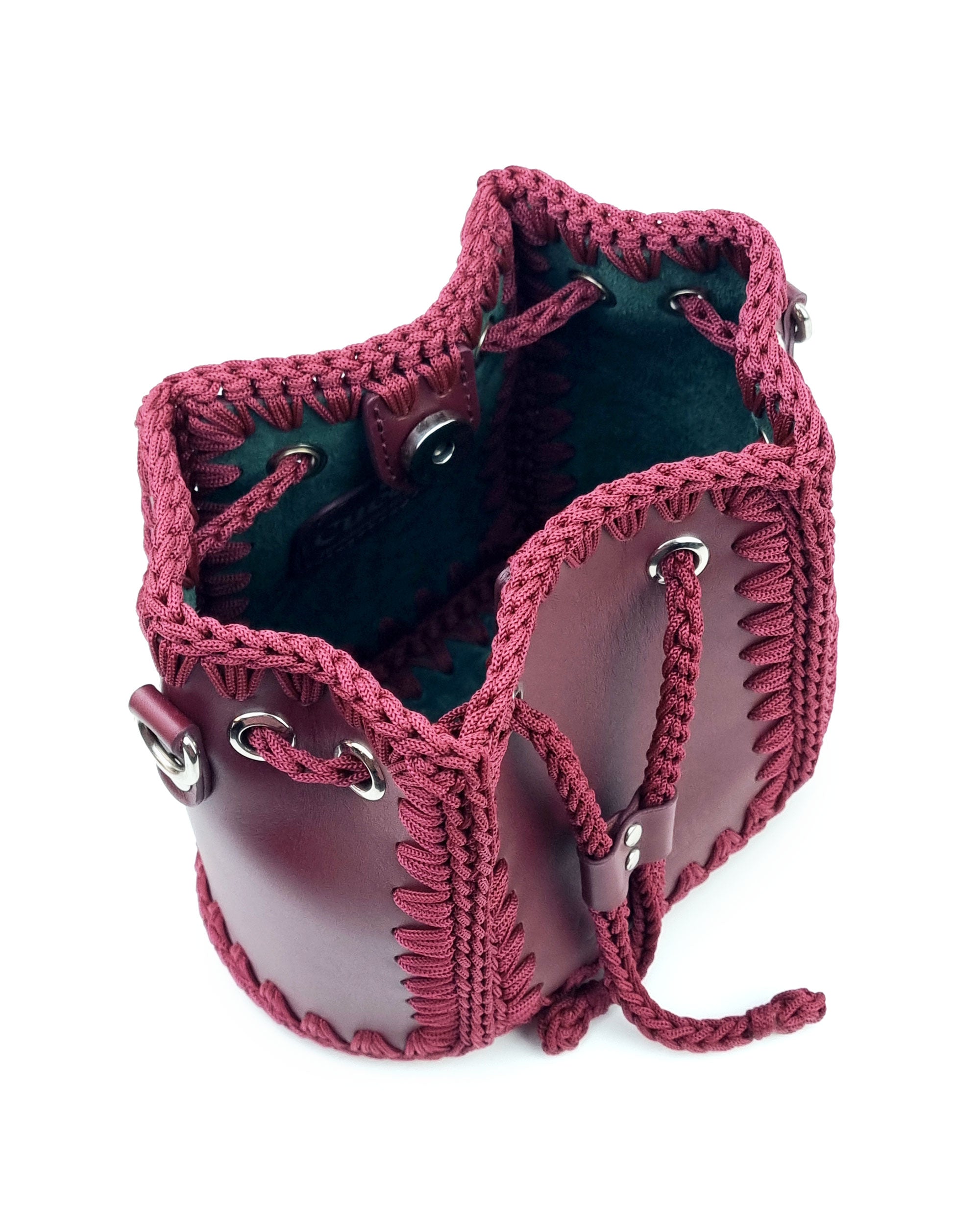 Bolso Bombonera Olga S Burdeos