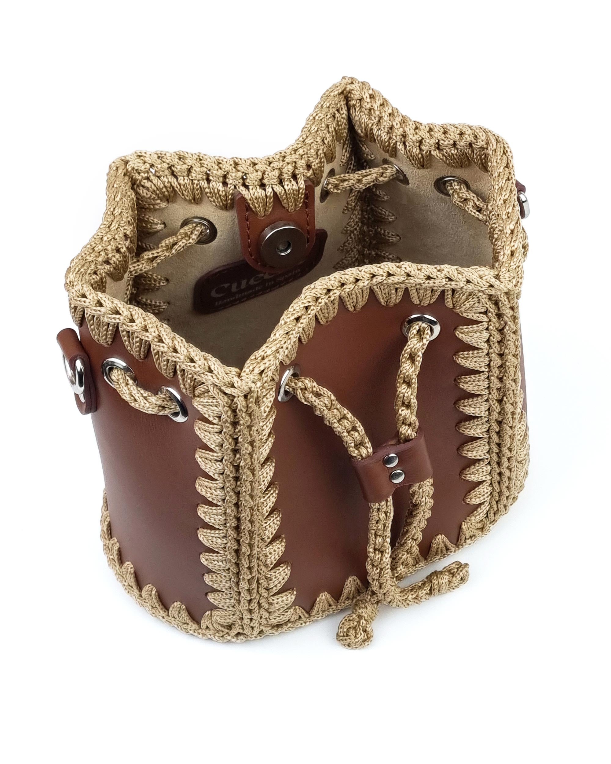Bolso Bombonera Olga S Marron