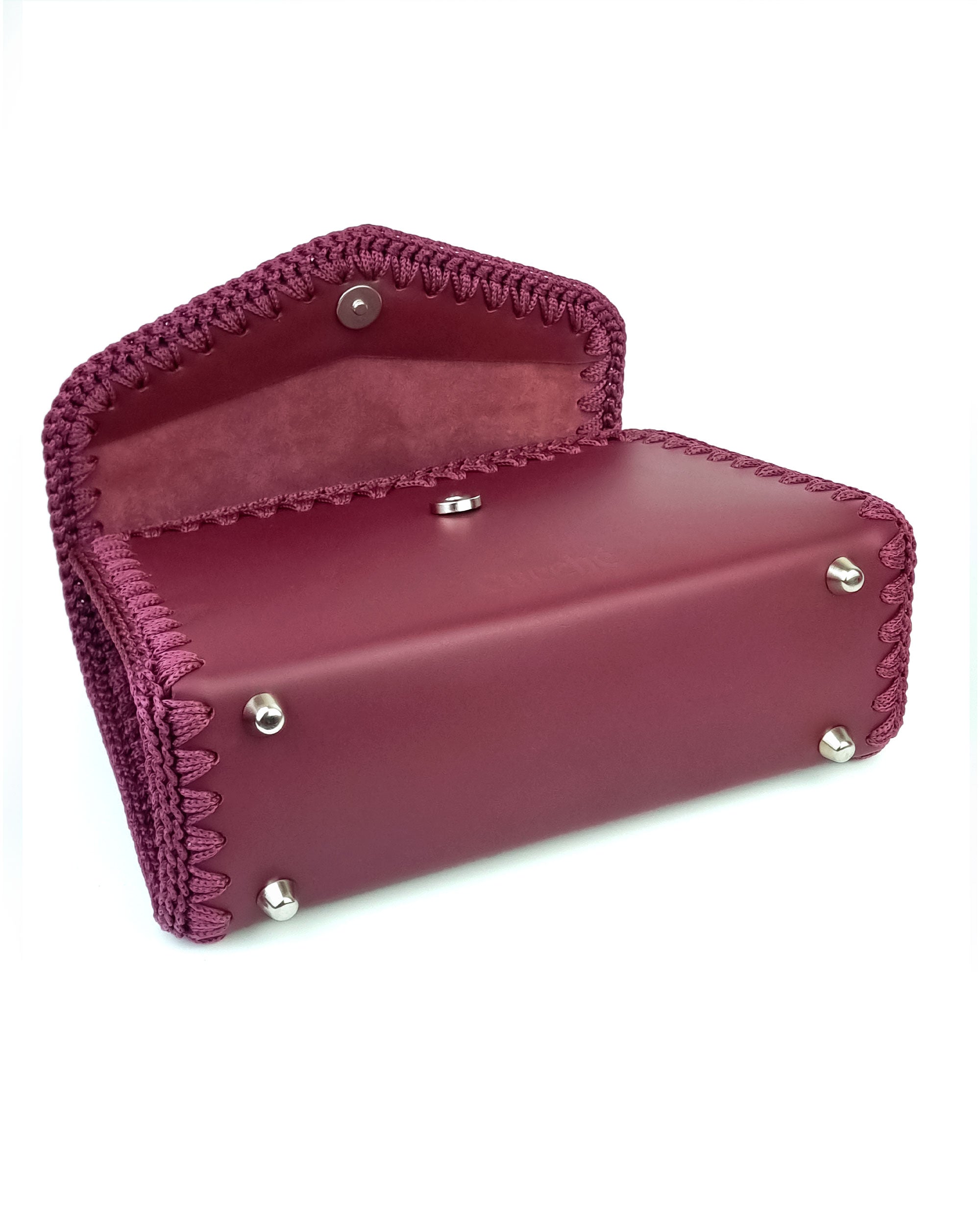 Bolso Satchel Sofia M Burdeos