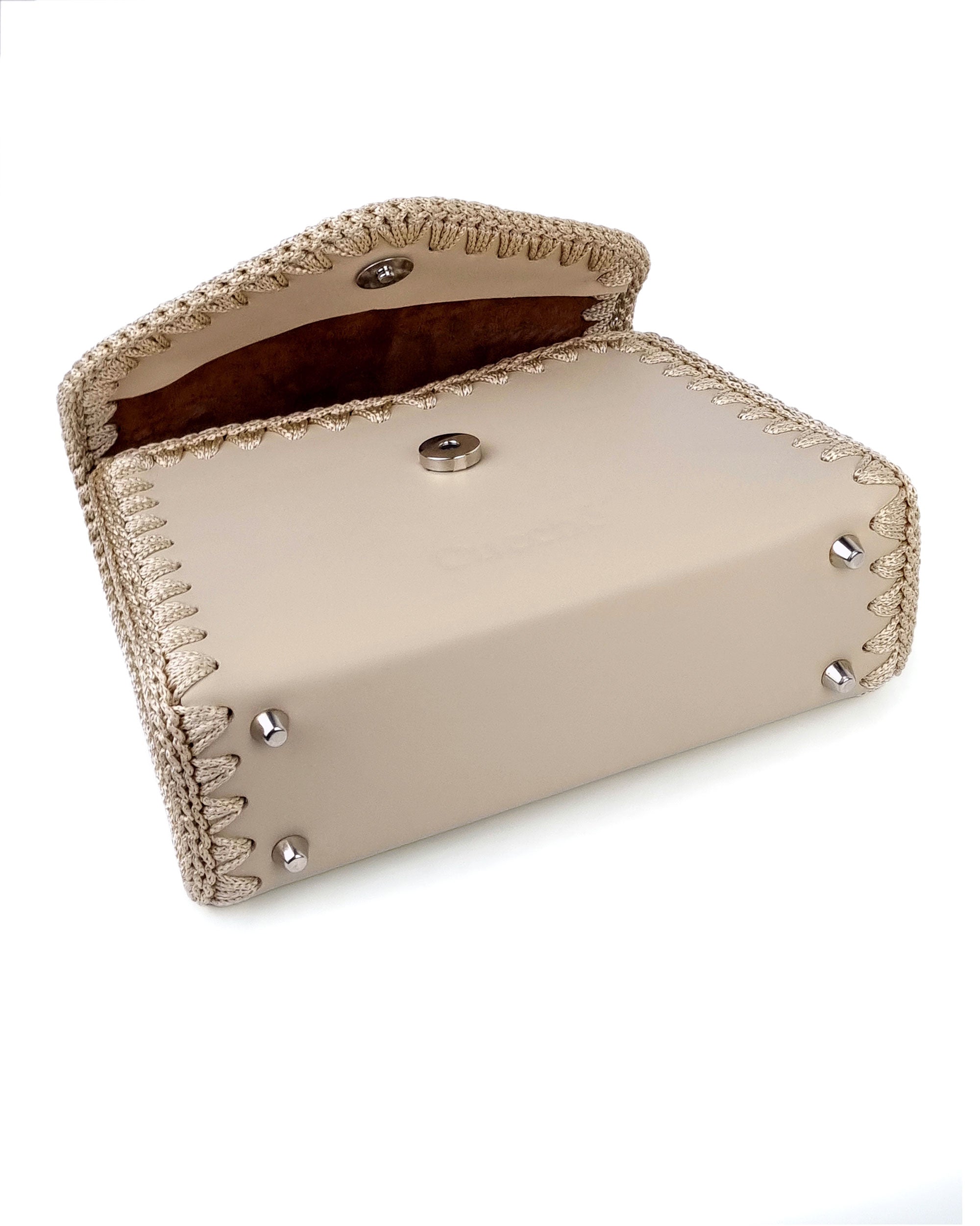 Bolso Satchel Sofia S Beige