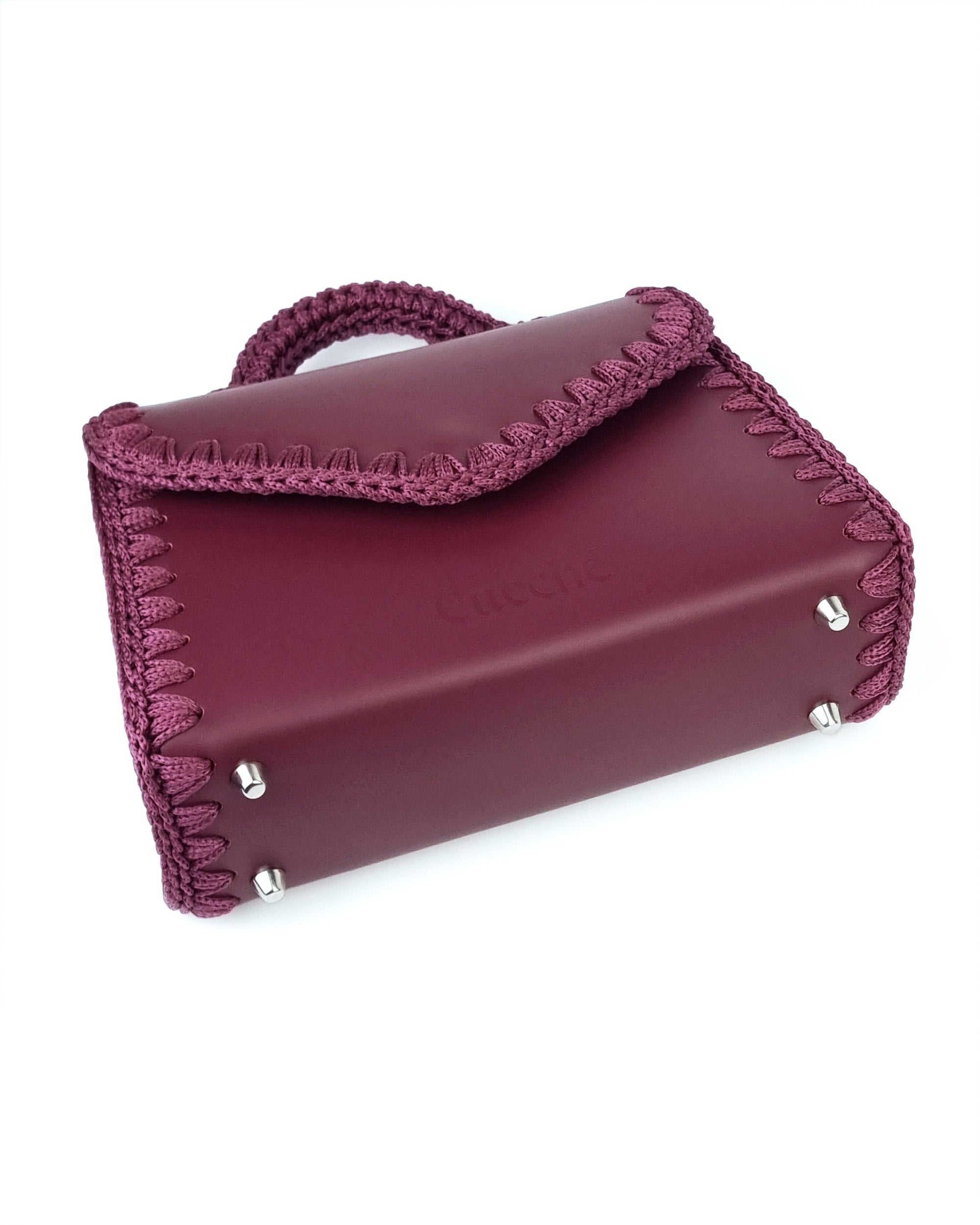 Bolso Satchel Sofia S Burdeos