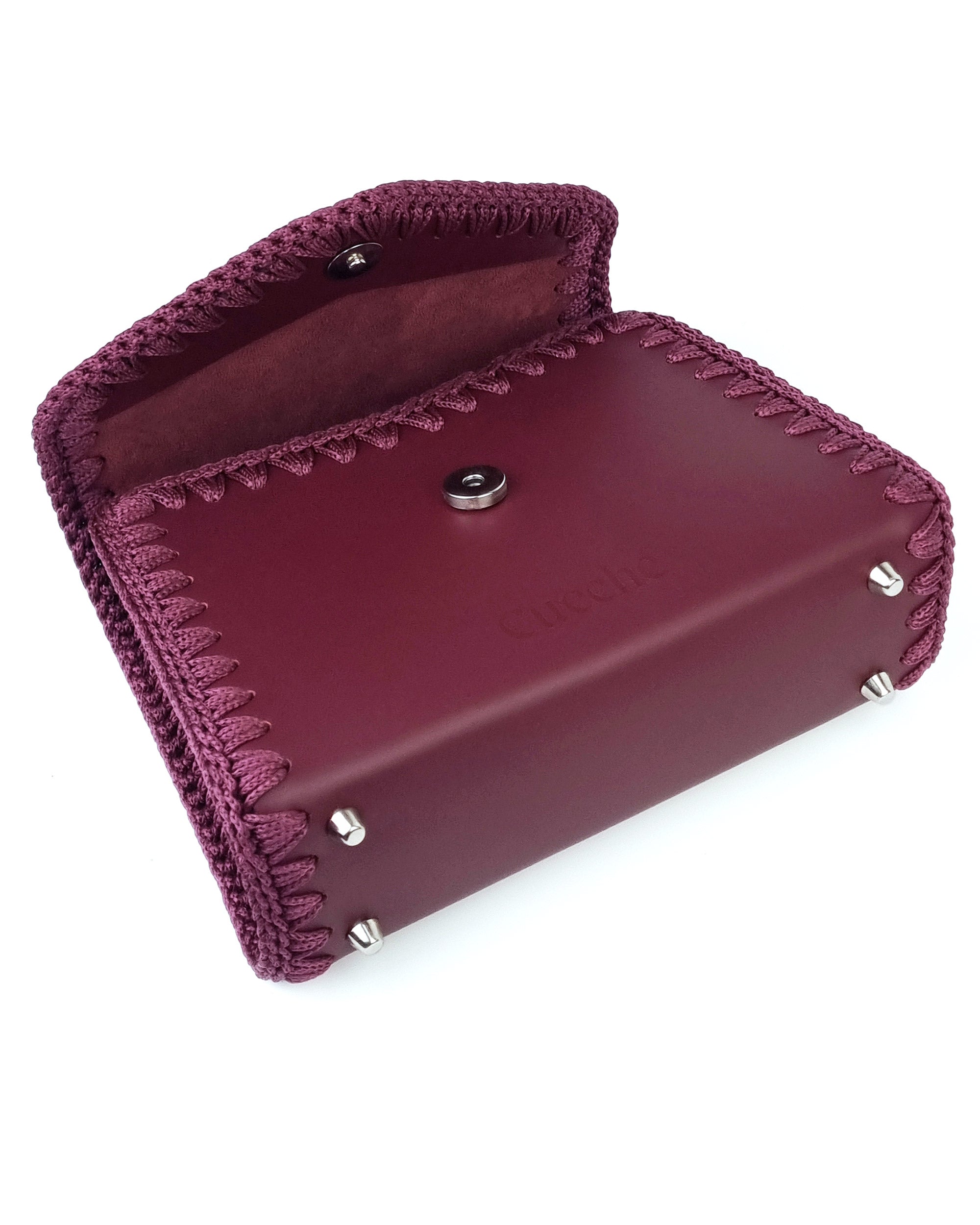 Bolso Satchel Sofia S Burdeos