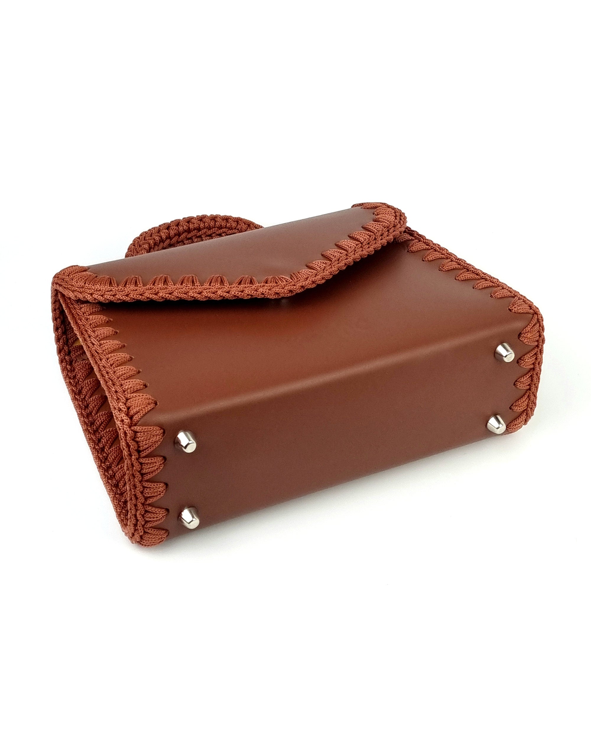 Bolso Satchel Sofia S Marron