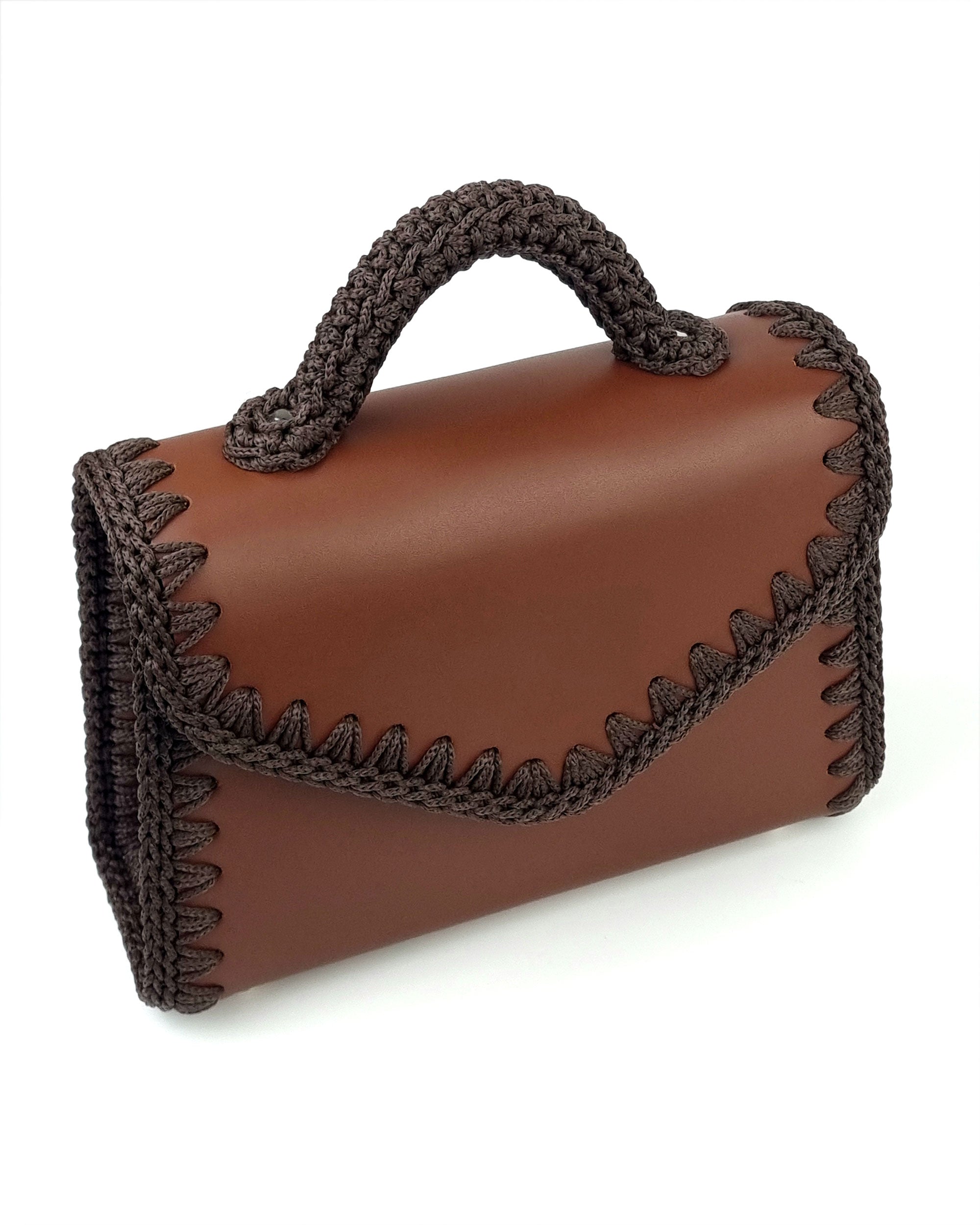 Bolso Satchel Sofia S Marron