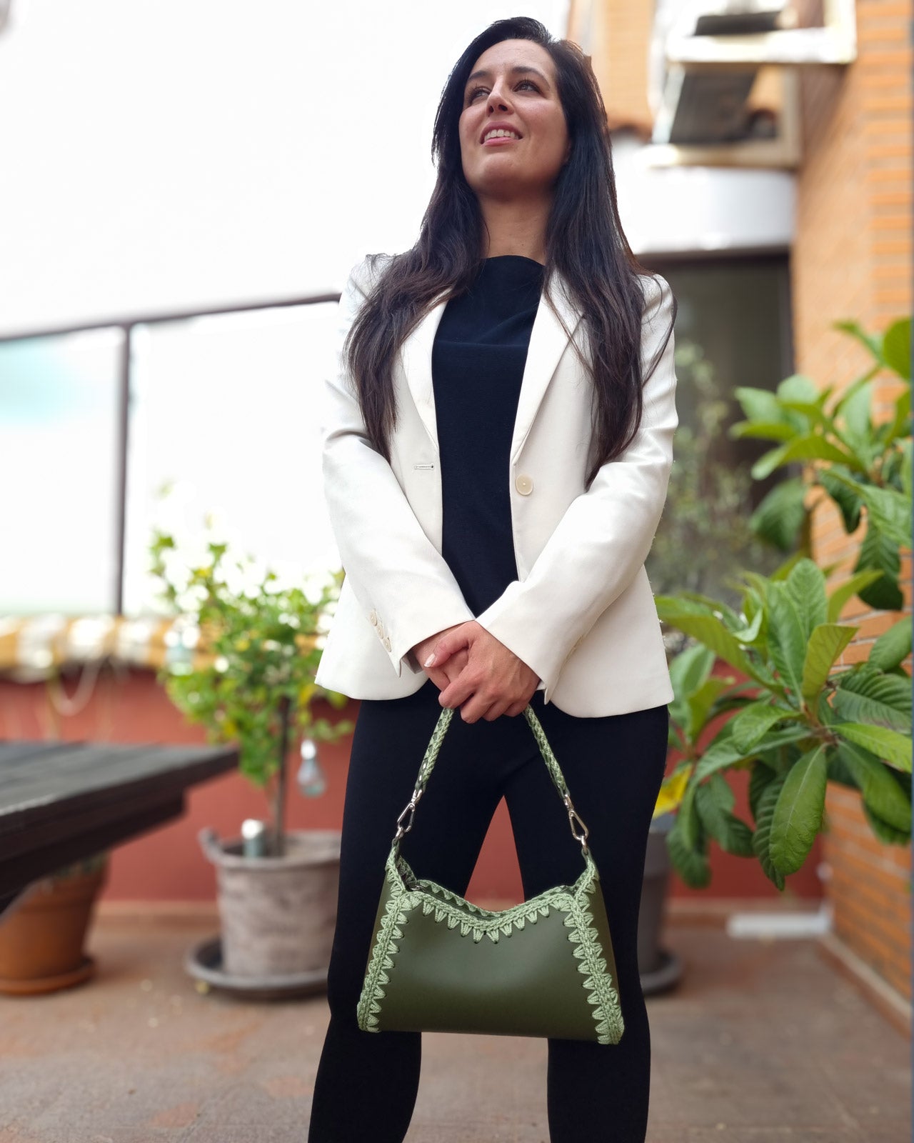 Bolso Hobo Nina S Verde
