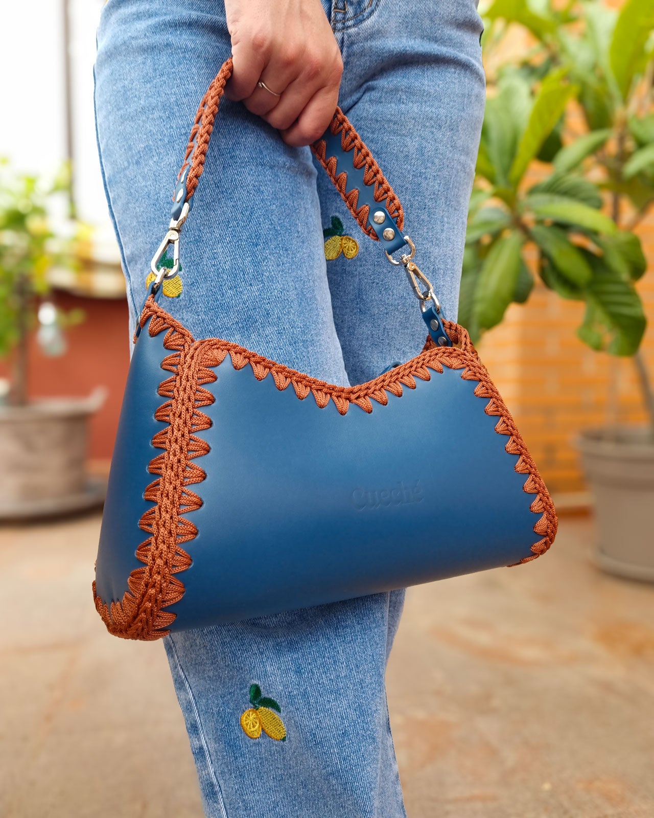 Bolso Hobo Nina M Azul