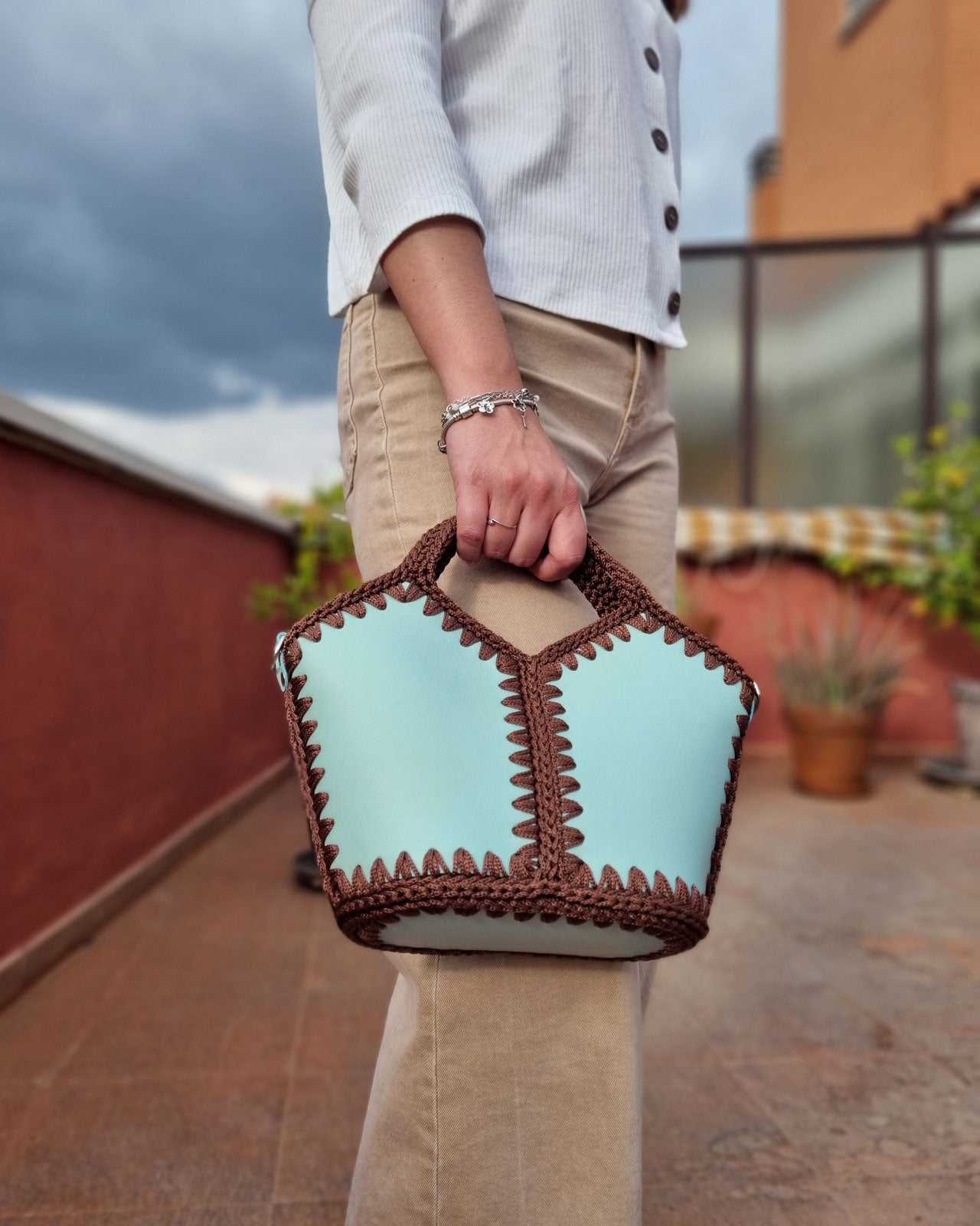 Bolso Capazo Natalia S Aqua