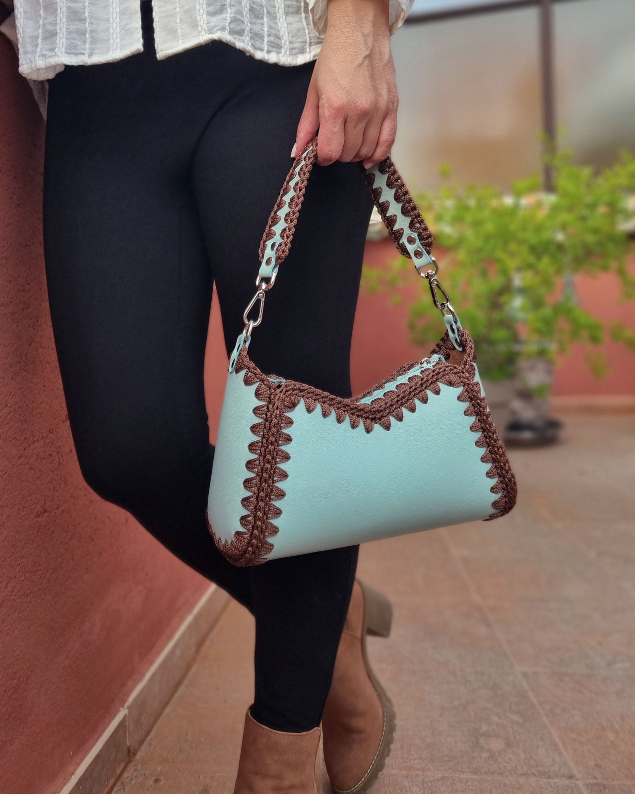 Bolso Hobo Nina S Aqua