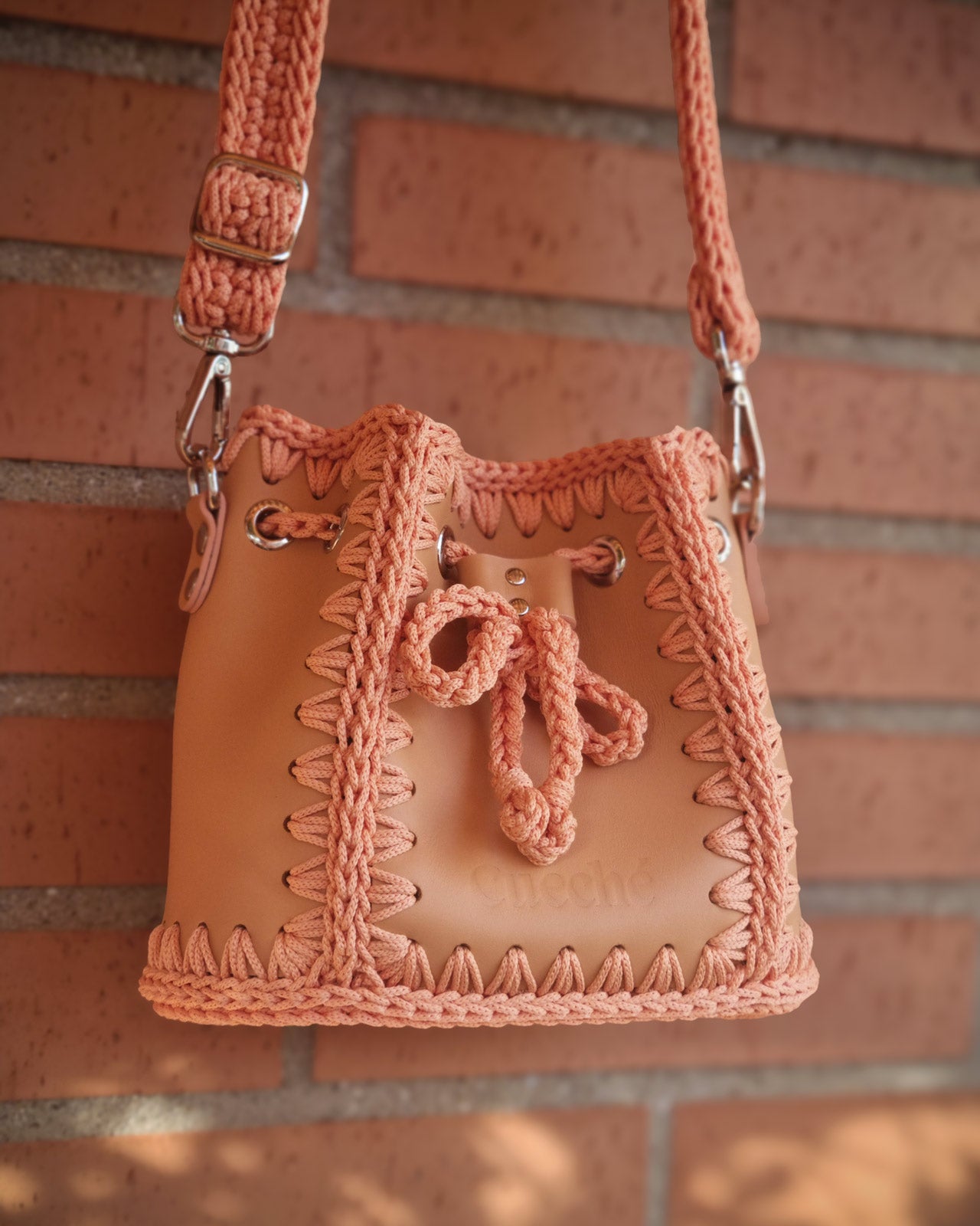 Bolso Bombonera Olga S Peach