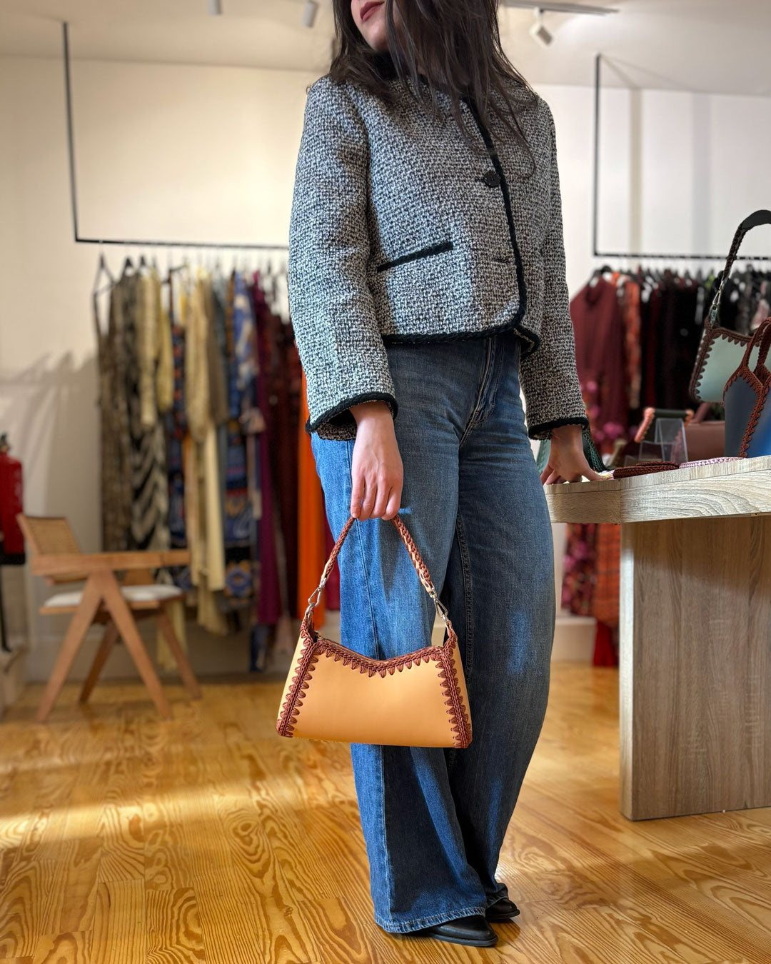 Bolso Hobo Nina M Peach