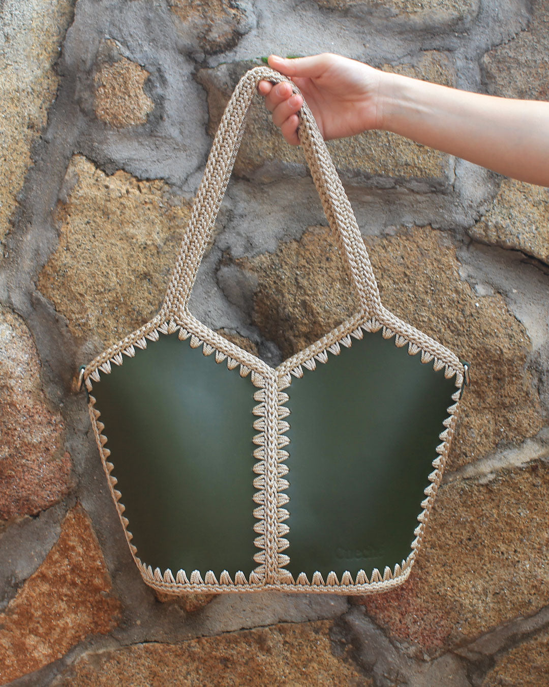 Bolso Capazo Natalia L Verde