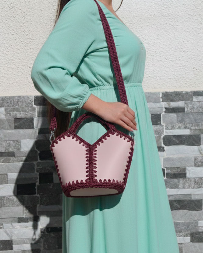 Bolso Capazo Natalia S Rosa Claro