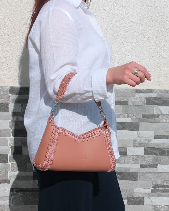 Bolso Hobo Nina M Rosa Nude