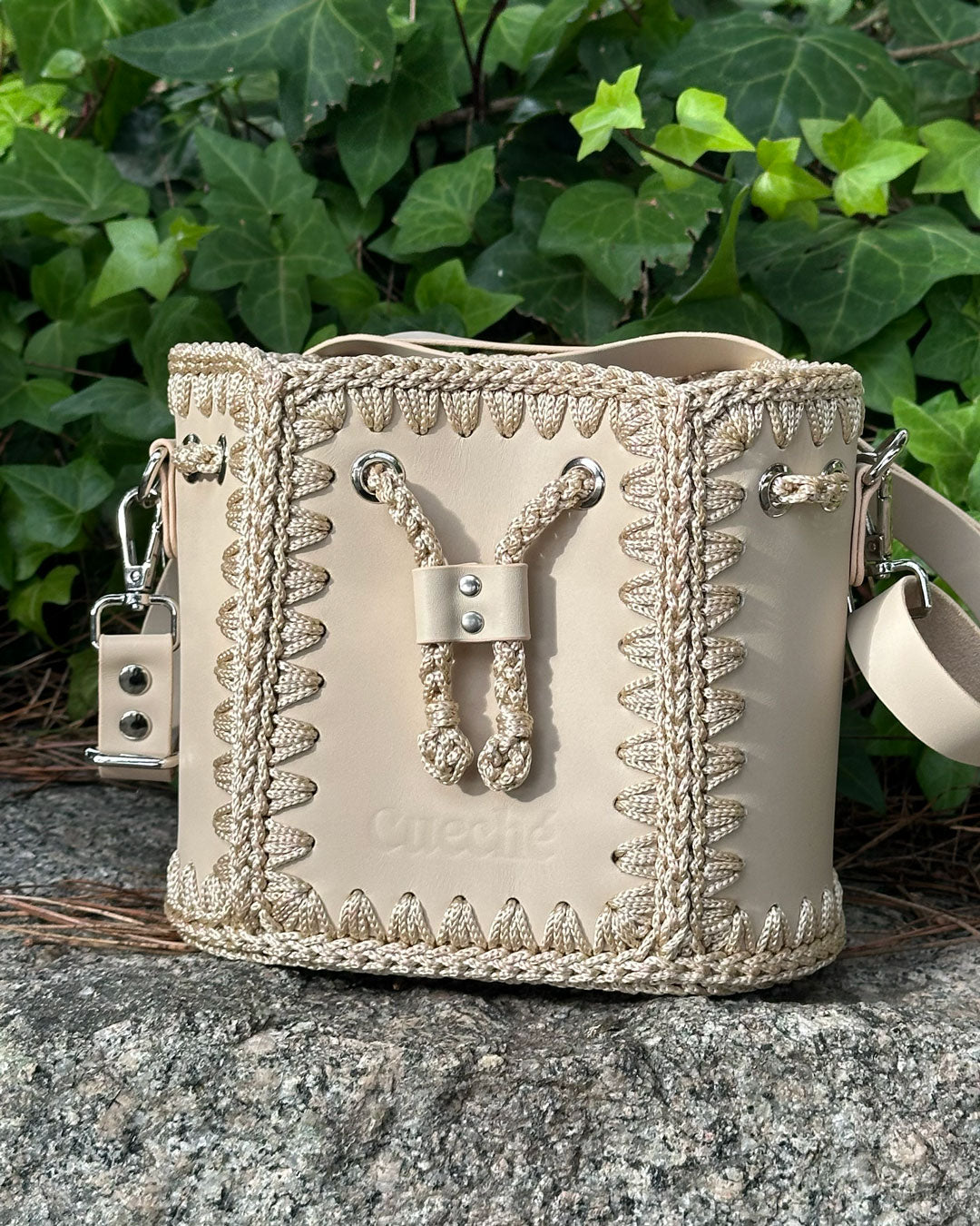 Bolso Bombonera Olga S Beige