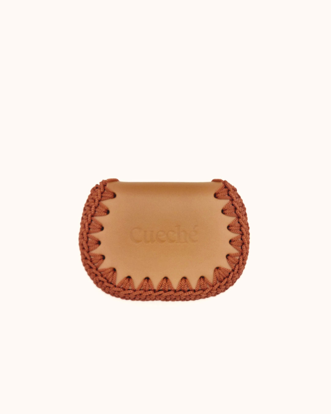 Monedero de Cuero Caramelo