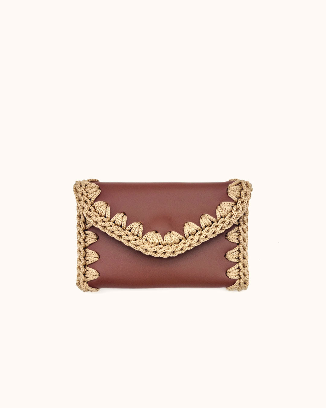 Monedero Tarjetero de Cuero Marrón