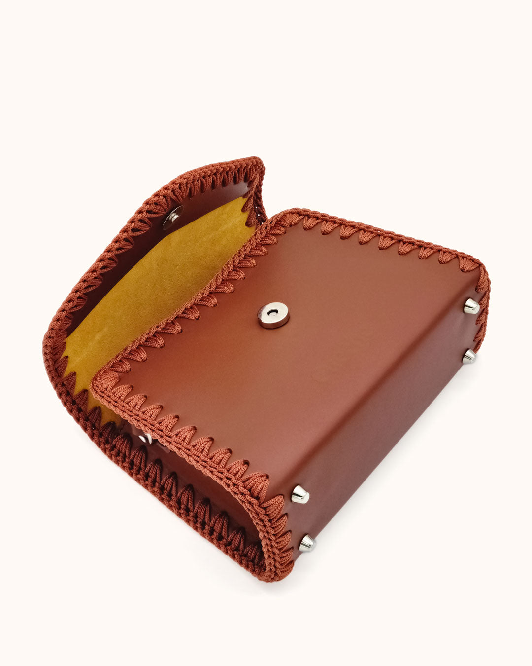 Bolso Satchel Sofia S Marron