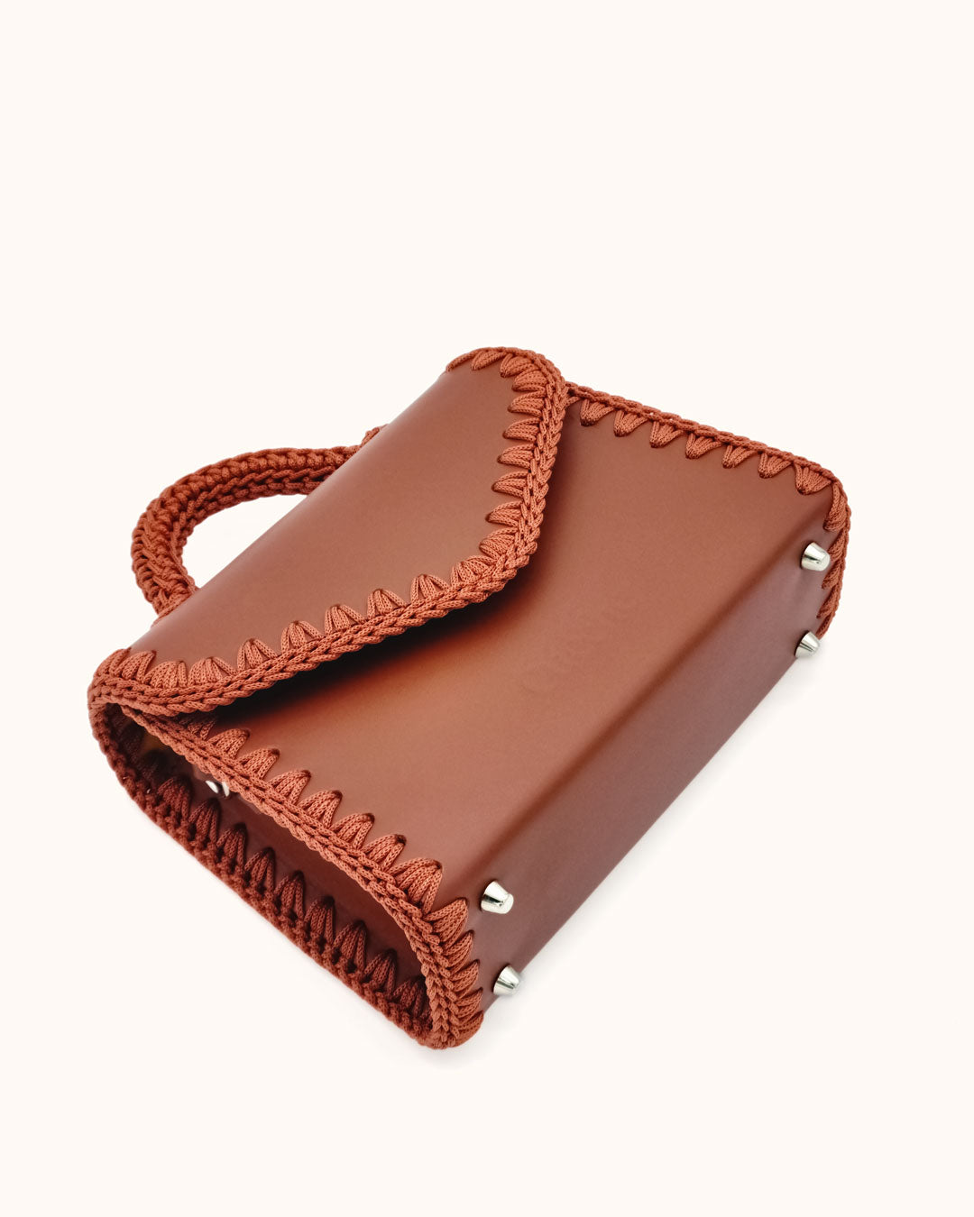 Bolso Satchel Sofia S Marron