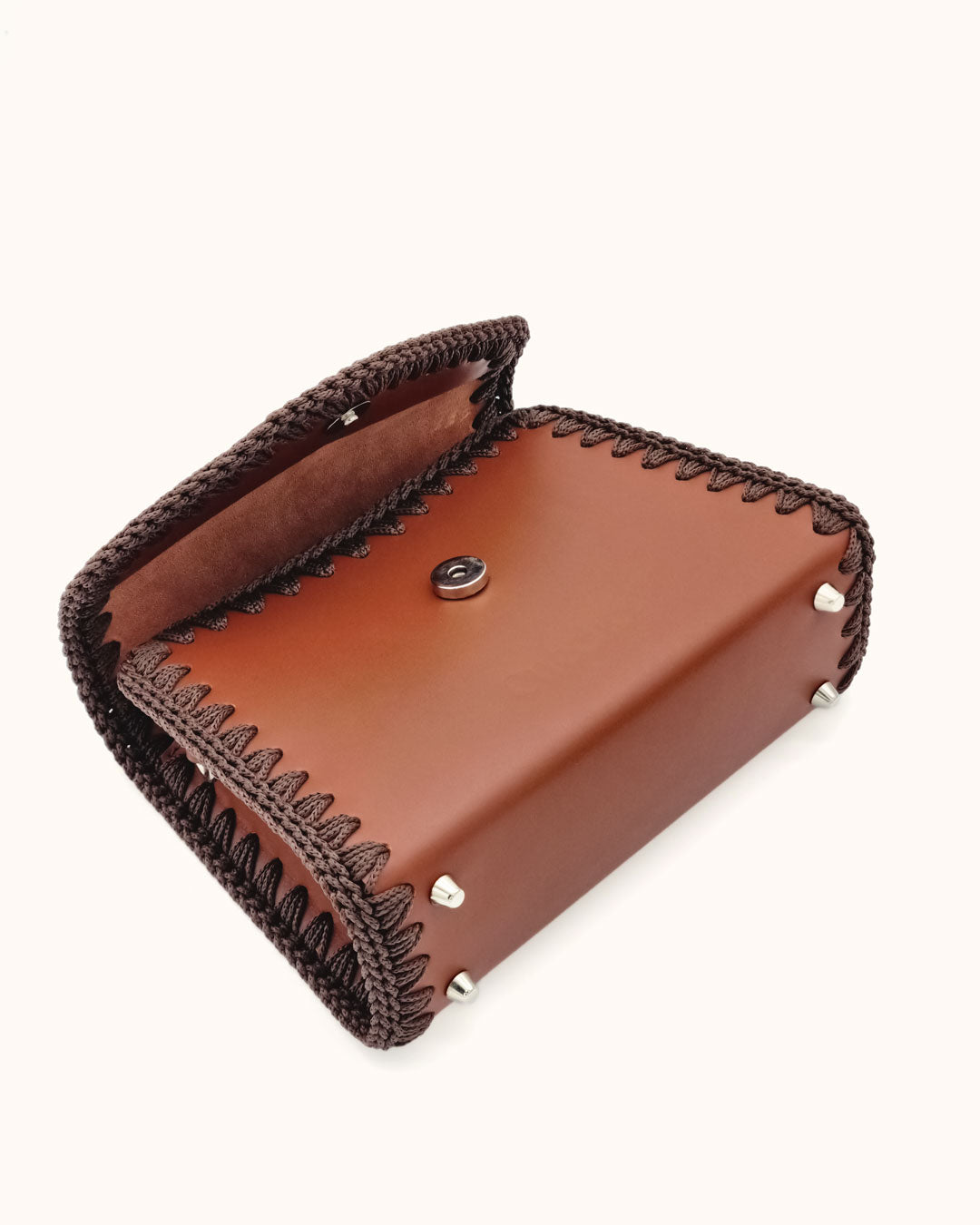 Bolso Satchel Sofia S Marron