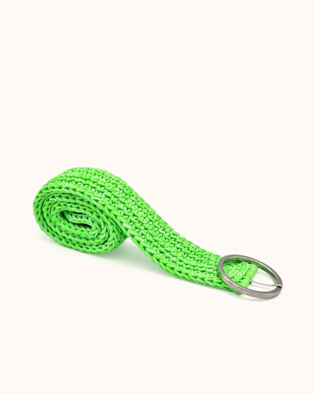 Cinturón de Crochet Verde Neón